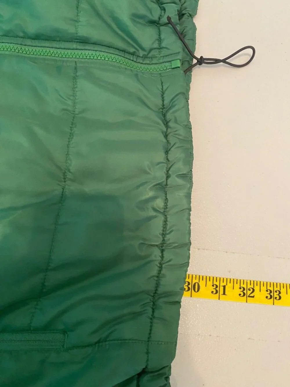 The North Face Mens Green Insulated Zip-Up Jacket Lightweight Coat XXL